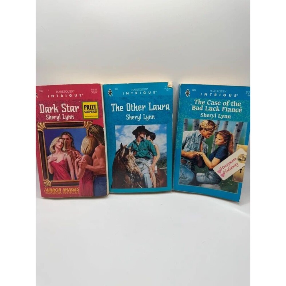 3 Book Lot Sheryl Lynn Dark Star The Other Laura The Case of the Bad Luck Fiancé